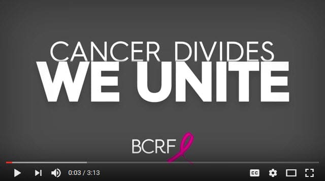 Video of 'Cancer Divides. We Unite.'  Opens YouTube player.