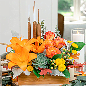 Teleflora’s Fall Bamboo Garden 