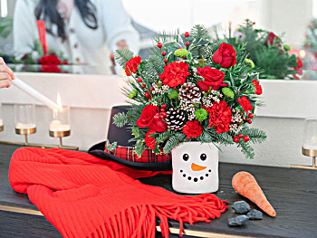 Teleflora's Festive Frosty Bouquet