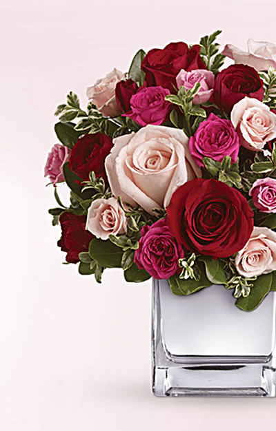 Teleflora's Love Medley Bouquet with Red Roses
