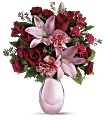 Teleflora's Roses and Pearls Bouquet Flowers