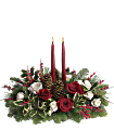 Christmas Wishes Centerpiece Flowers