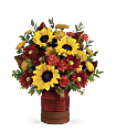 Teleflora's Sunshine Crock Bouquet Flowers