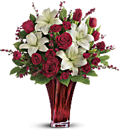Love's Passion Bouquet by Teleflora Flowers