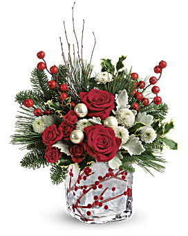 Teleflora’s Winterberry Kisses Bouquet