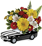 Teleflora's '67 Chevy Camaro Bouquet Flowers