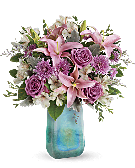 Teleflora’s Art Glass Treasure Bouquet