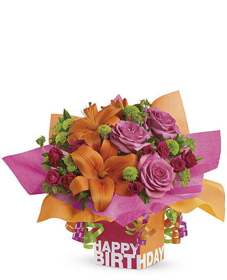 Rosy Birthday Present Flowers Rosy Birthday Present Flower Bouquet Free for commercial use no attribution required high quality images. sears flowers