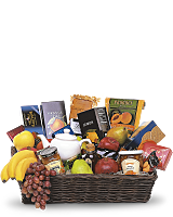 Grand panier gastronomique de fruits