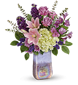 Teleflora's Purple Swirls Bouquet, picture
