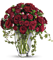 Teleflora's Rose Romanesque Bouquet - Red Roses Flowers