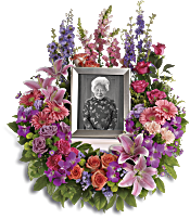 In Memoriam Wreath Flowers