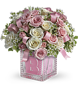 Baby's First Block by Teleflora - Pink, picture