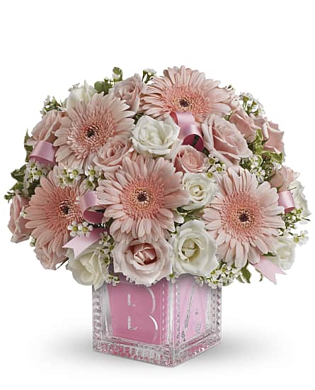 baby pink flowers