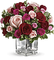 Teleflora's Love Medley Bouquet with Red Roses Flowers