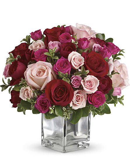 Love Medley Bouquet With Red Roses Flowers Love Medley Bouquet With Red Roses Flower Bouquet