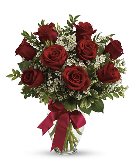 Thoughts Of You Bouquet With Red Roses Flowers Thoughts Of You