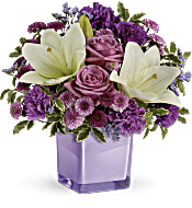 Teleflora's Pleasing Purple Bouquet Flowers