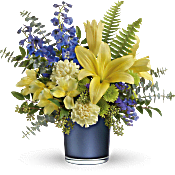 Teleflora's Sapphire Sunrise Bouquet Flowers