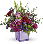 Teleflora's Purple Serenity Bouquet Flowers