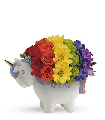 Teleflora's Dreaming of Rainbows Bouquet Flowers