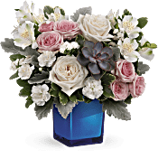 Teleflora's Enchanting Blue Bouquet Flowers