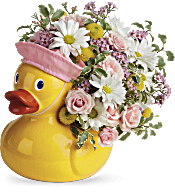 Telelfora's Sweet Little Ducky Bouquet Flowers