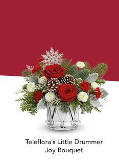 Teleflora's Little Drummer Joy Bouquet