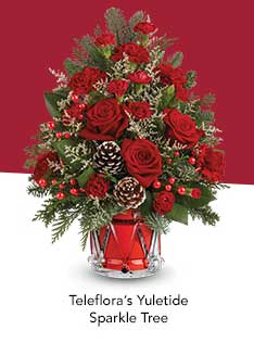 Teleflora's Yuletide Sparkle Tree