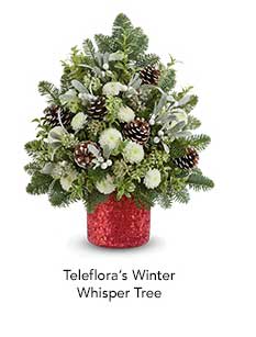 teleflora's Winter Whisper Tree