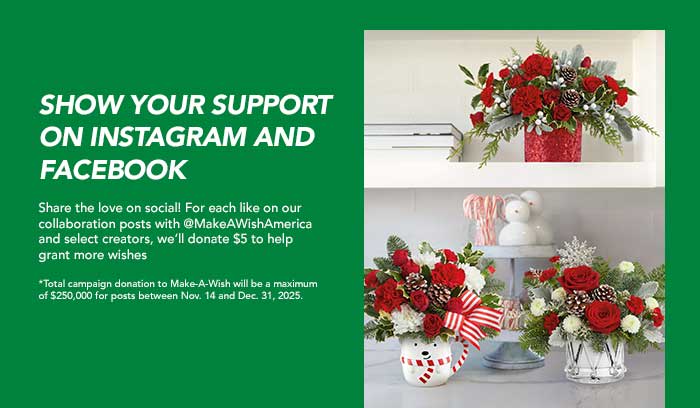 Show your support on Instagram and Facebook