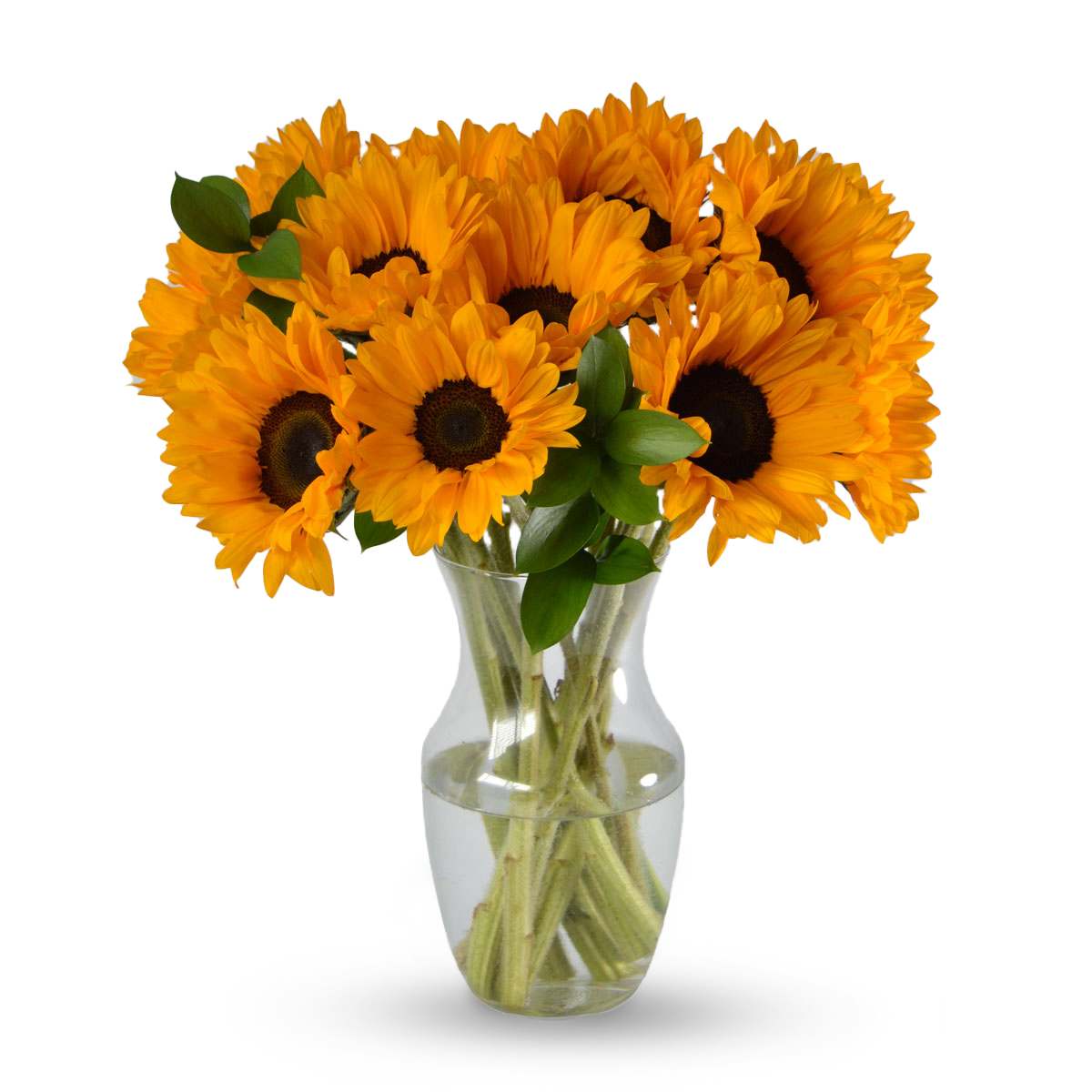 Sunflowers with Vase - Teleflora