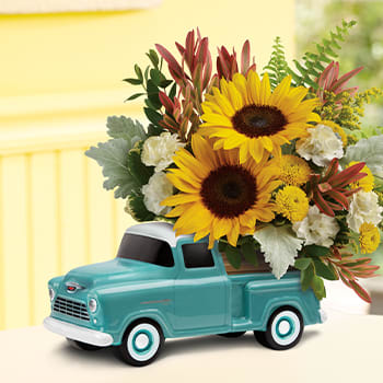 Teleflora's Chevy Pickup Bouquet