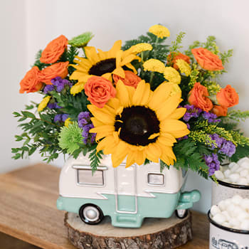 Teleflora's Retro Road Tripper Bouquet