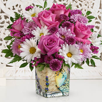 Teleflora's Vintage Butterfly Bouquet
