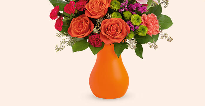 Teleflora's Happy Go Citrus Bouquet