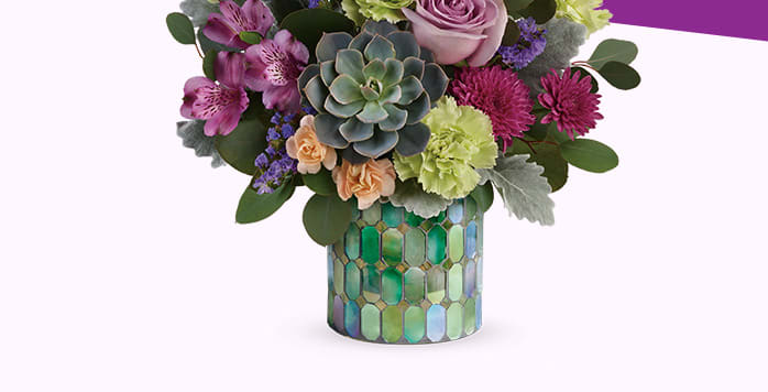 Teleflora's Marvelous Mosaic Bouquet