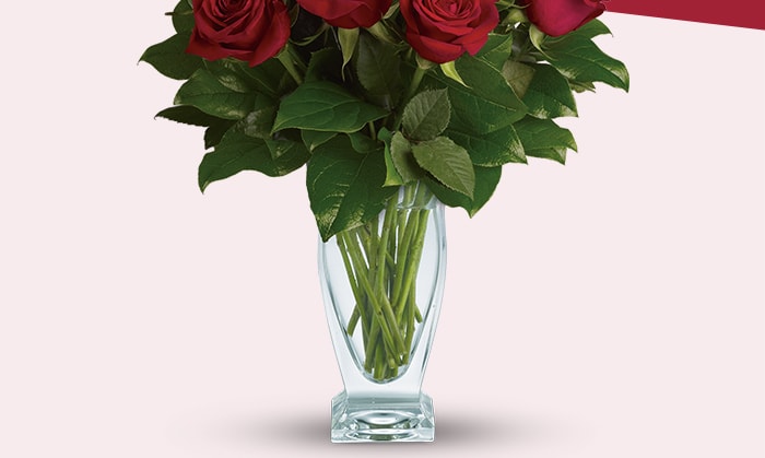 Teleflora's Rose Classique - Dozen Red Roses
