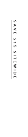 $15 OFF SITEWIDE