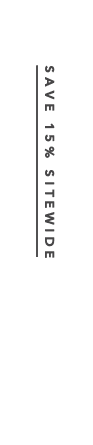 15% OFF SITEWIDE