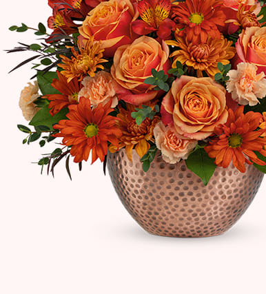 Teleflora's Copper Beauty Centerpiece