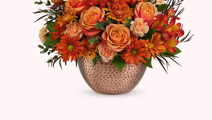 Teleflora's Copper Beauty Centerpiece