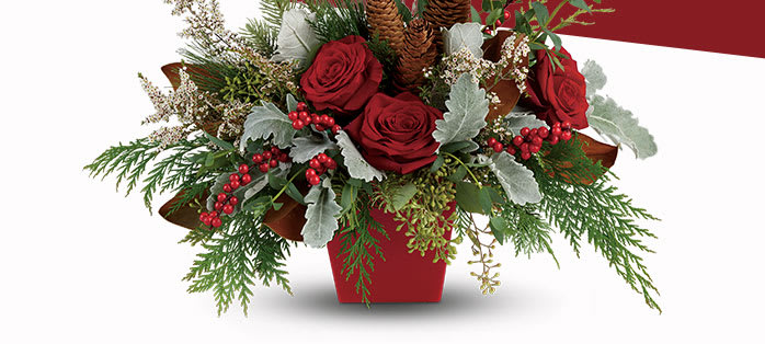Winter Blooms Centerpiece