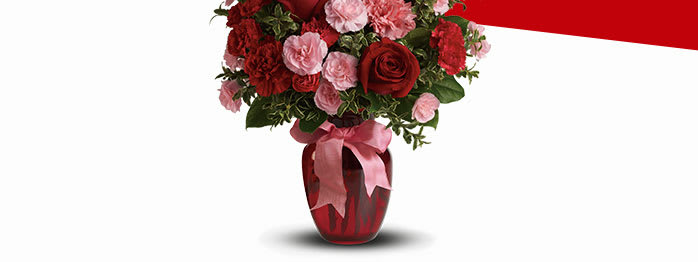 Dance with Me Bouquet with Red Roses