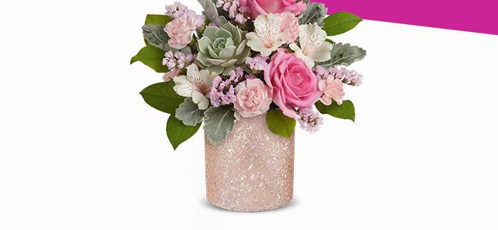 Teleflora's Shimmering Oasis Bouquet