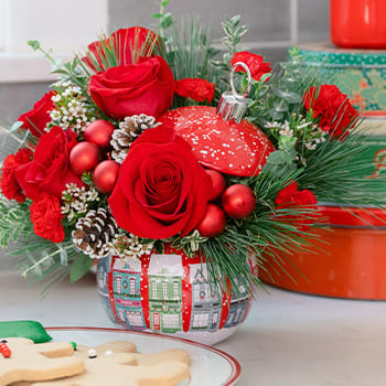 Teleflora's Snowy Village Bouquet