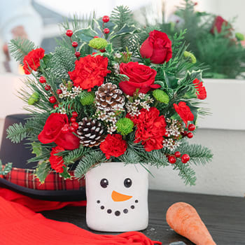Teleflora's Festive Frosty Bouquet