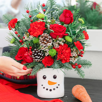 Teleflora's Festive Frosty Bouquet