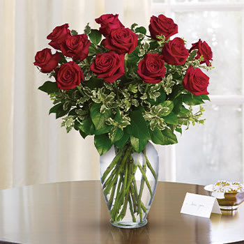 Always on My Mind - Long<br> Stemmed Red Roses