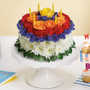 Your Wish Is Granted Birthday<br> Cake Bouquet